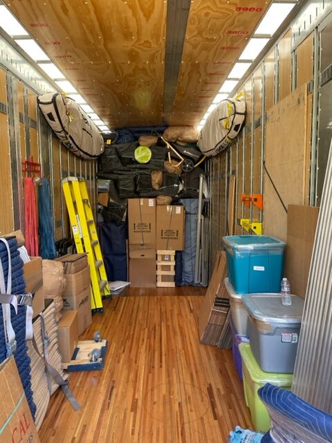 Packed Trailer